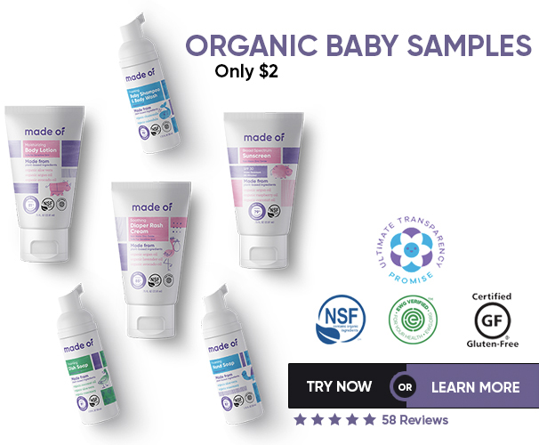 Organic Baby Product Samples