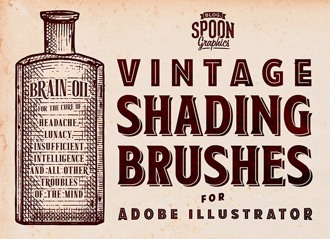 30 Free Vintage Shading Brushes for Adobe Illustrator