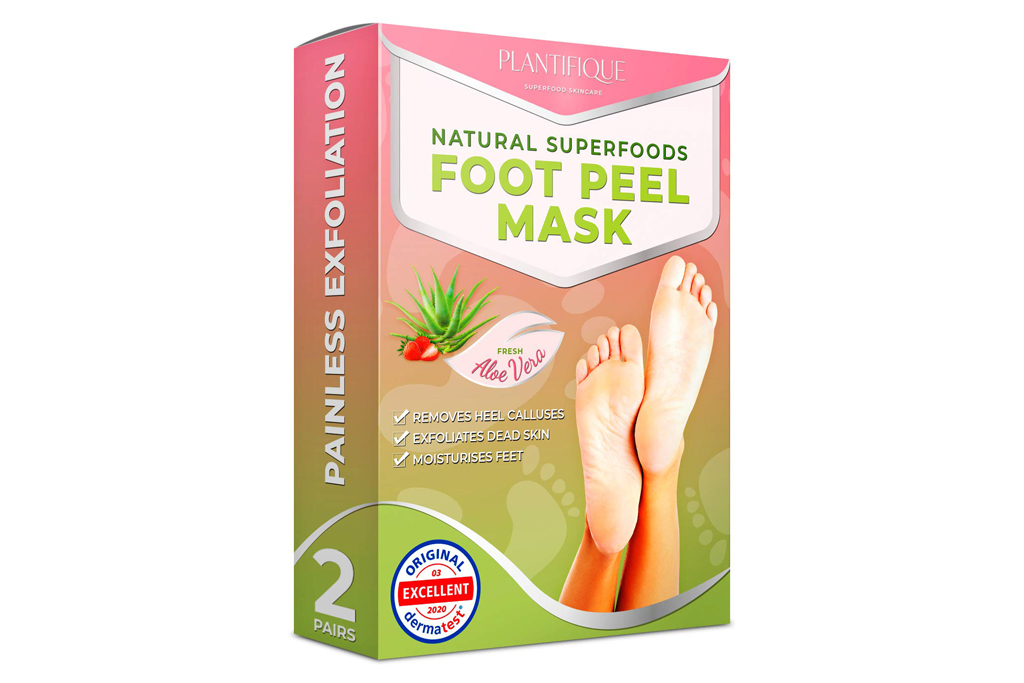 plantifique, foot peel, mask