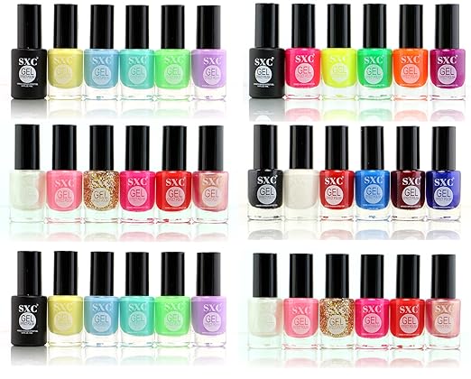 SXC Cosmetics 36 Color Gel Effect Nail Lacquer
