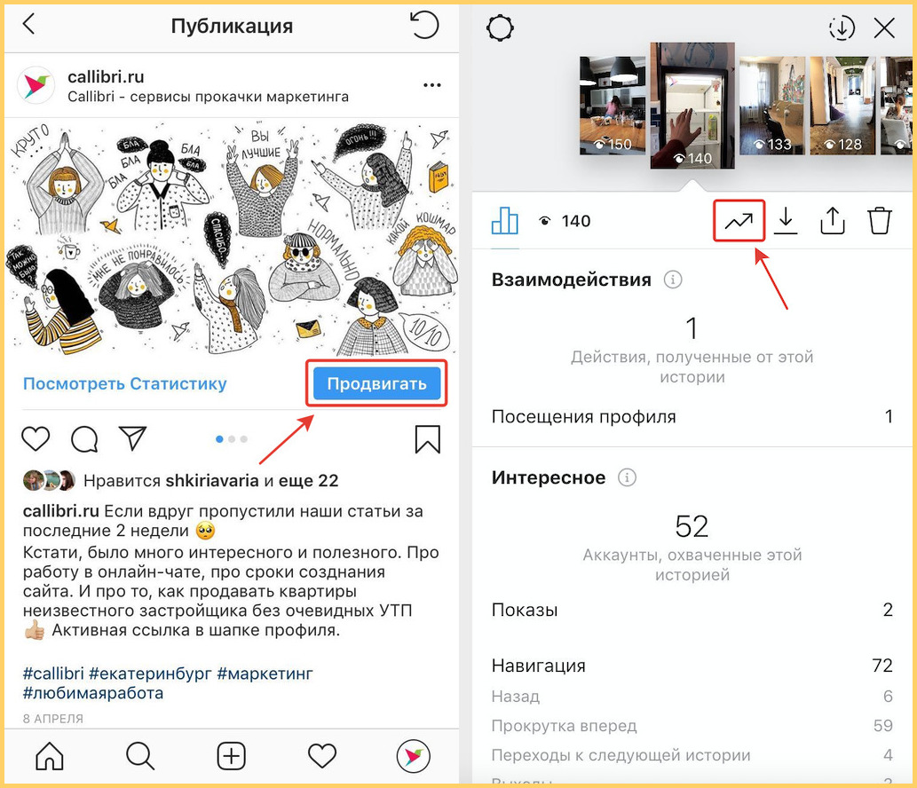 Продвигать пост и сторис в инстаграм можно после перехода на бизнес-профиль