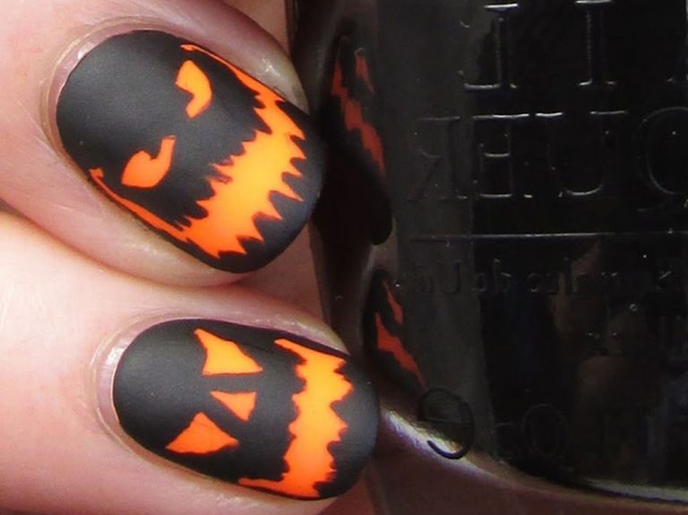Маникюр на Хэллоуин: фото идеи на короткие и длинные ногти
